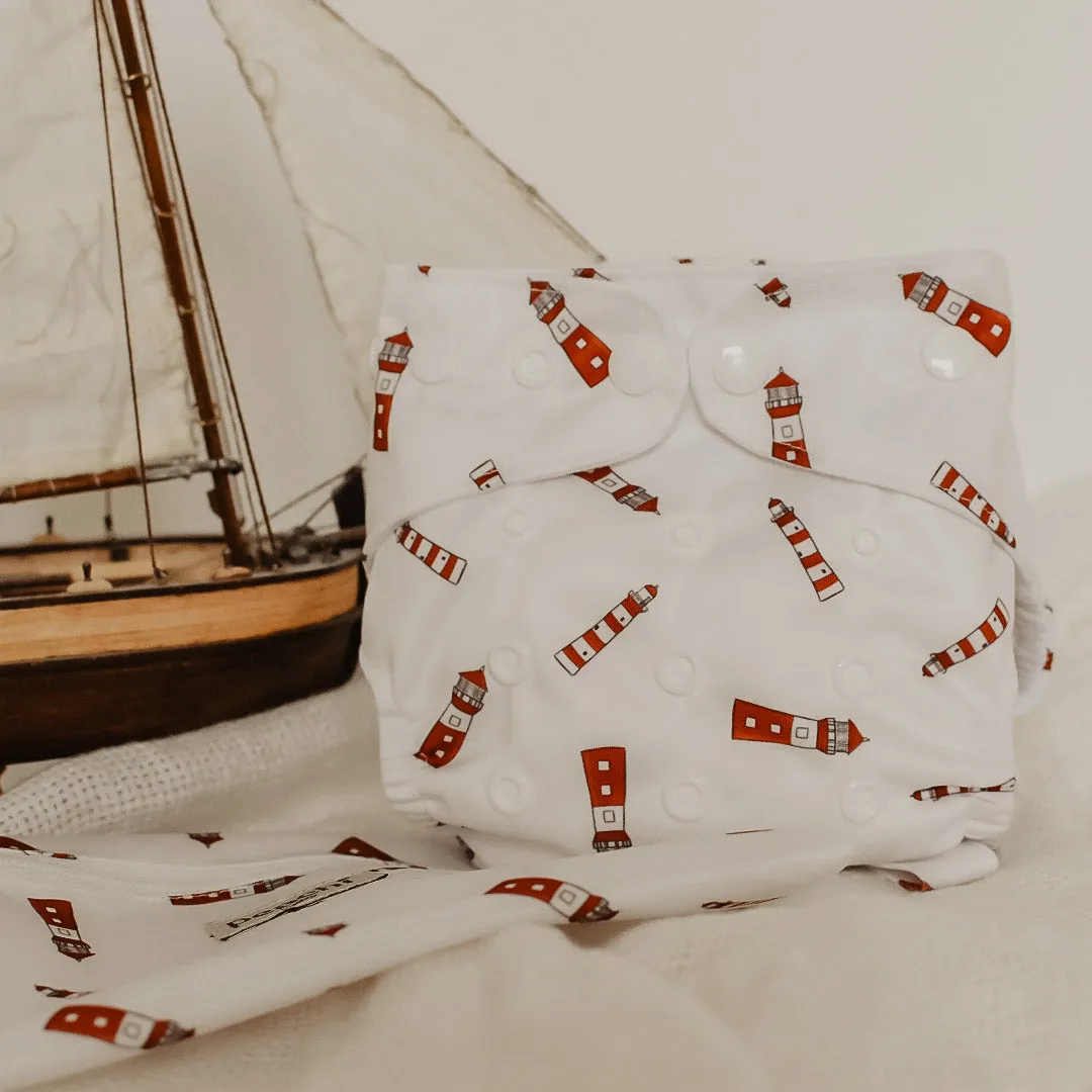 Lighthouse Reusable Nappy Set
