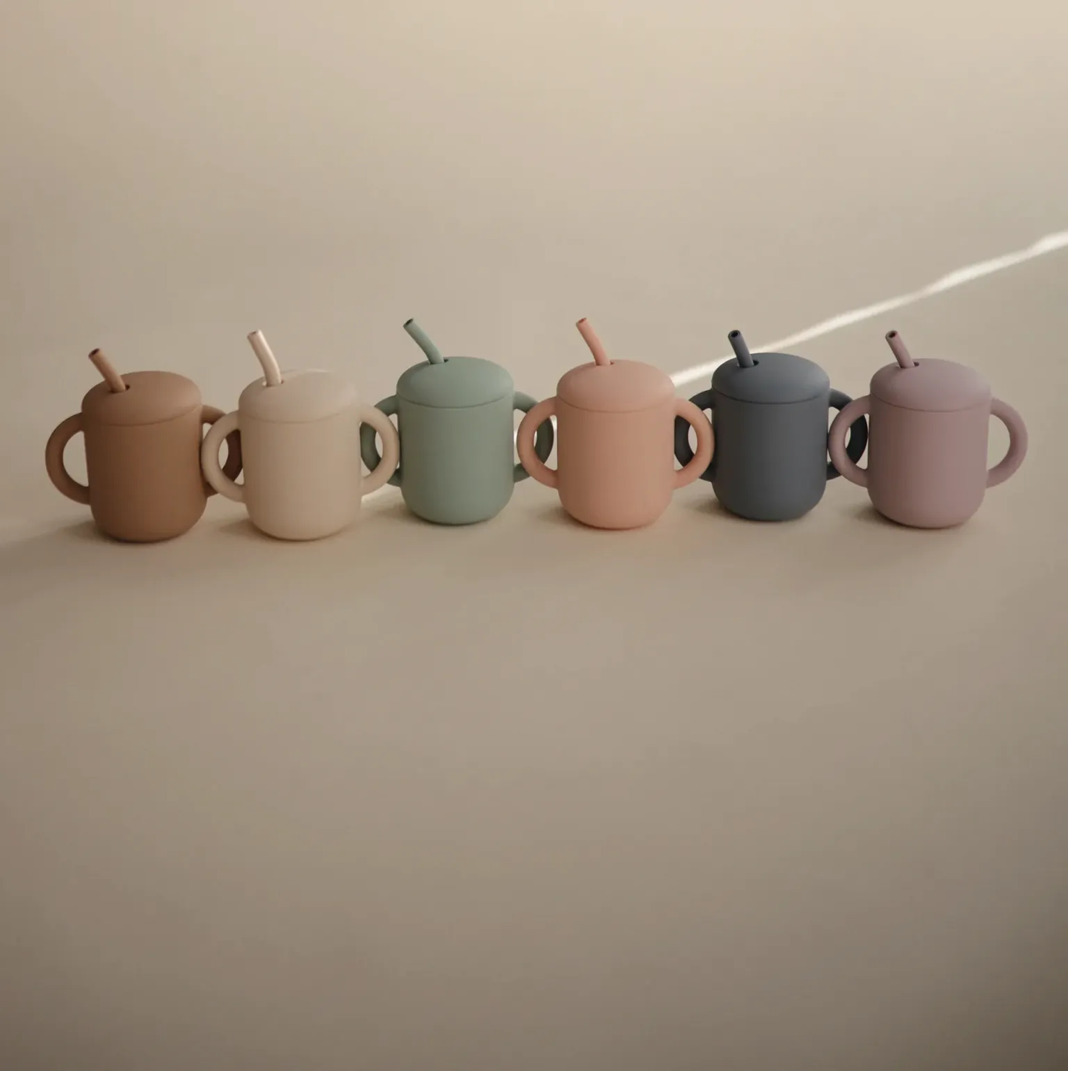 Lilac Training Cup & Straw