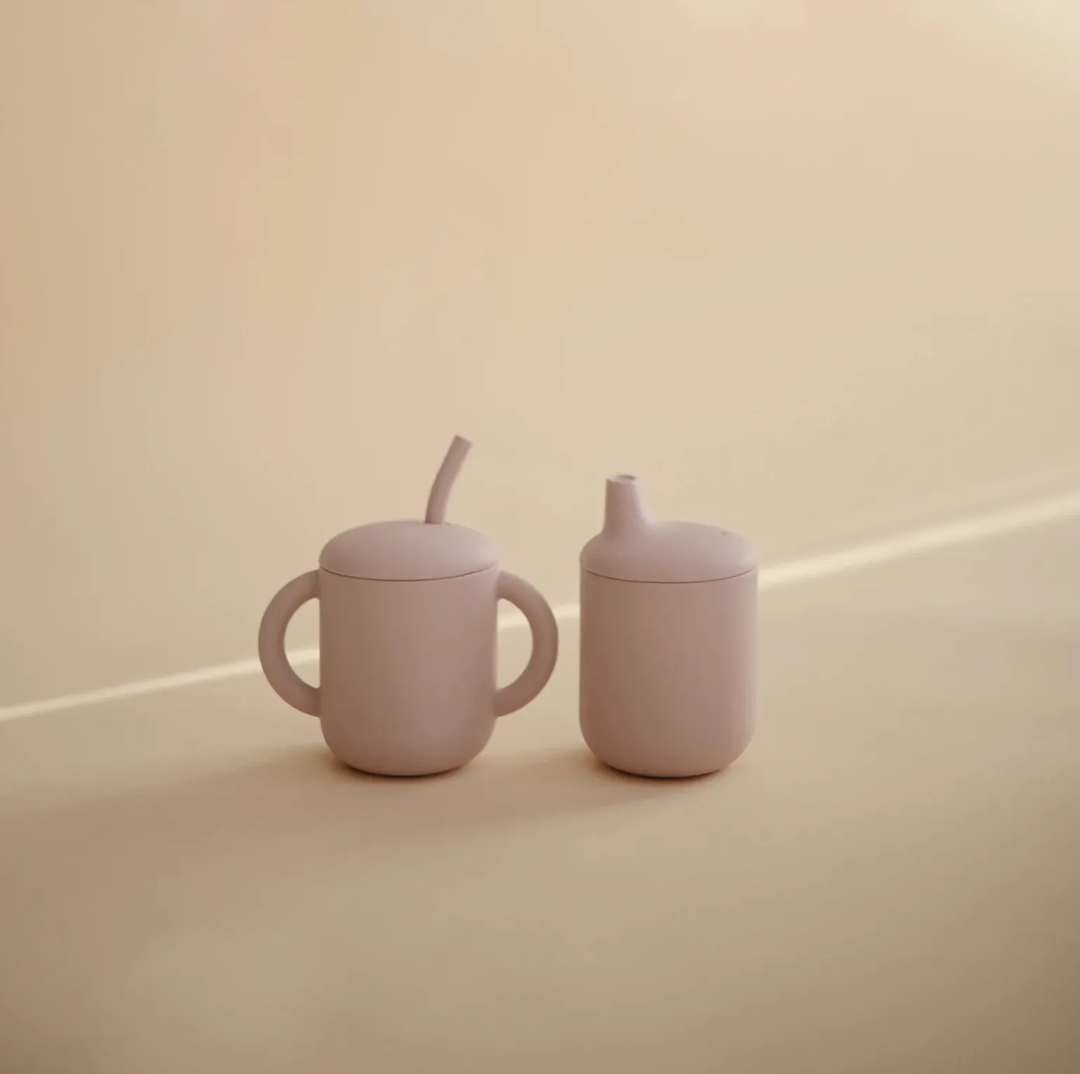 Lilac Training Cup & Straw