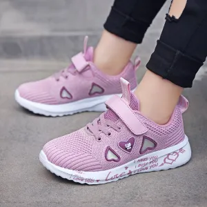 Little Girl Summer Breathable Sport and Running Pink Shoes Purple
