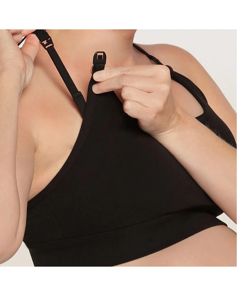 Lorna Jane Nursing Bra - Black