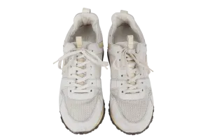 LOUIS VUITTON RUN AWAY SNEAKERS WHITE LEATHER AND MESH SIZE 37