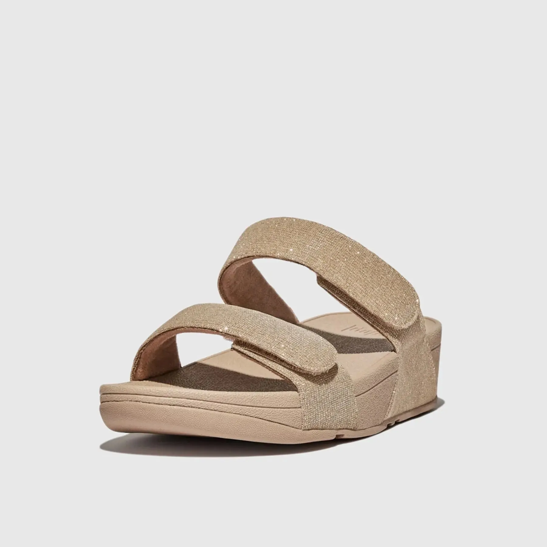 Lulu Adj Shimmerlux Slide Beige FZ9-A94
