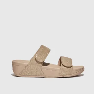 Lulu Adj Shimmerlux Slide Beige FZ9-A94