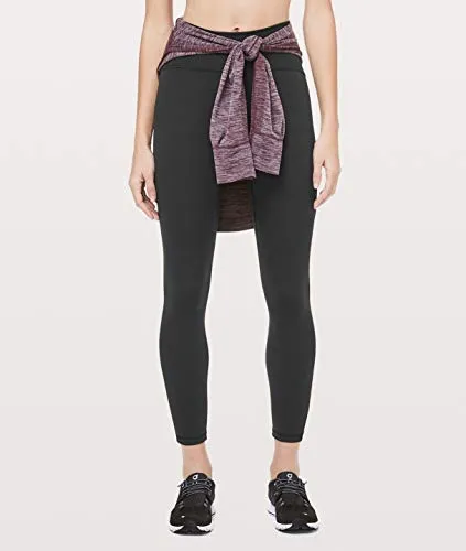 Lululemon Train Times Pant 7/8 Yoga Pants (Black, 6)