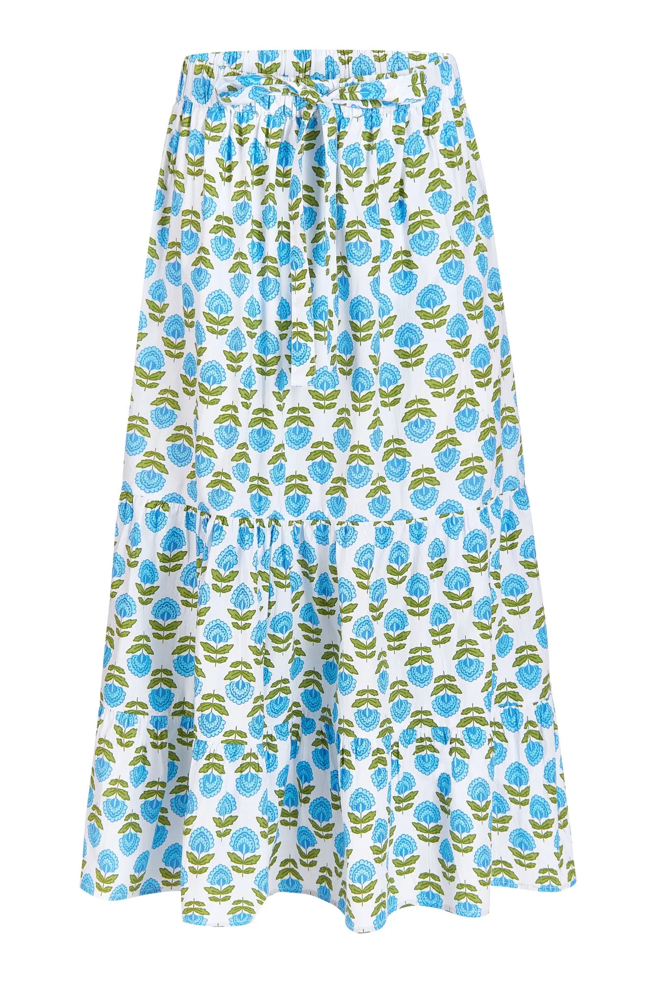 Market Skirt - Liv Blue Motif