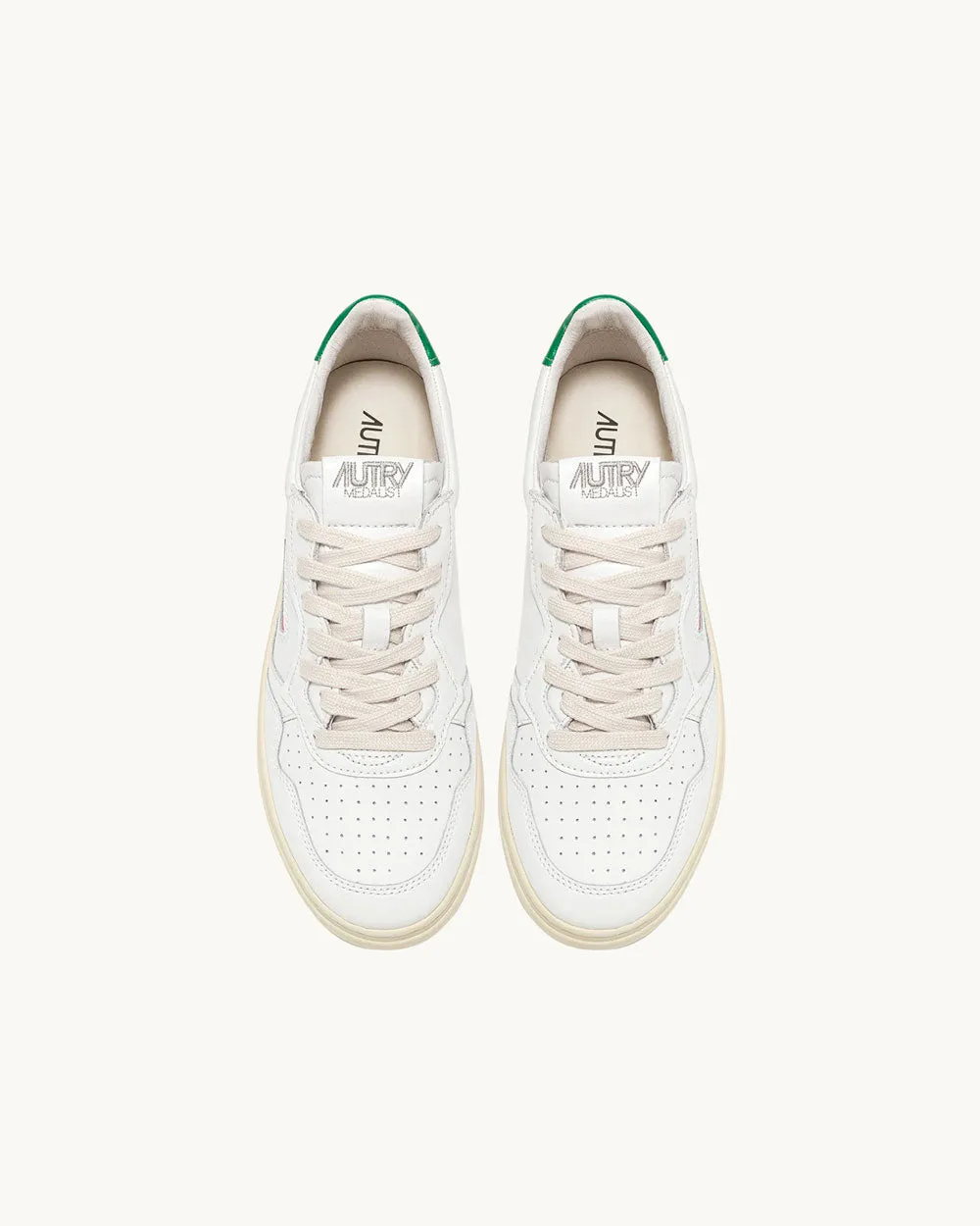 Medalist Low Wom - Leat/Leat White/Green