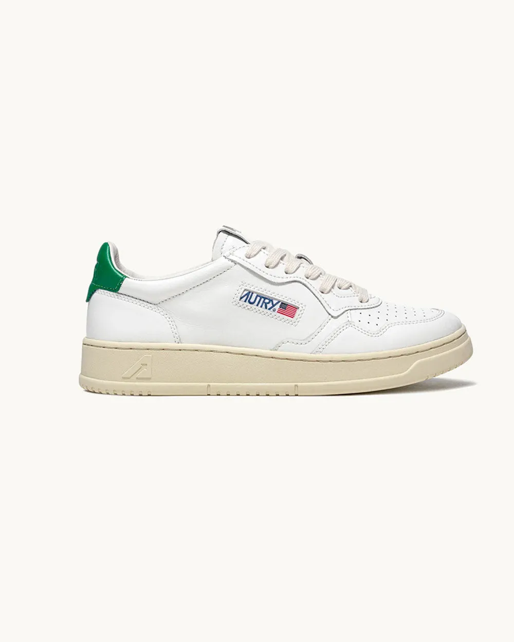 Medalist Low Wom - Leat/Leat White/Green