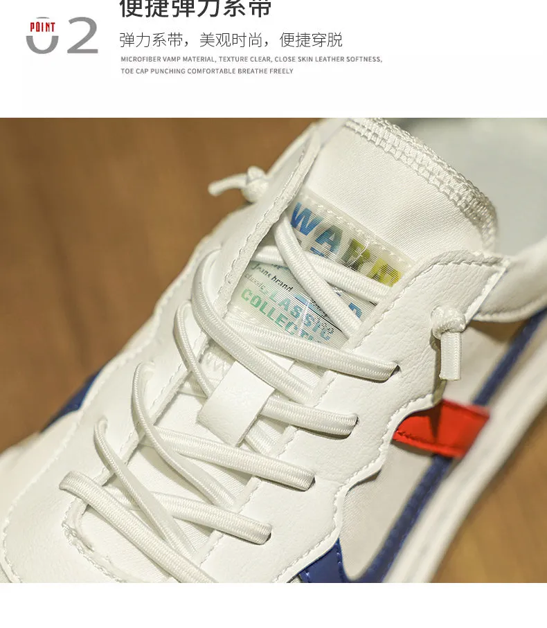 men comfortable white walking sneakers