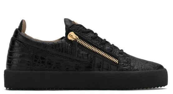 Mens Casual Shoes Mens Casual Sneakers Black Pleated Stone Grain Shoes Man Metal Zipper Design Flat Platform Comfortable Loafer