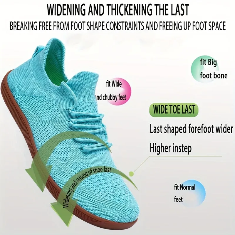 Men's Comfortable Fit Barefoot Sneakers with Non-Slip Sole