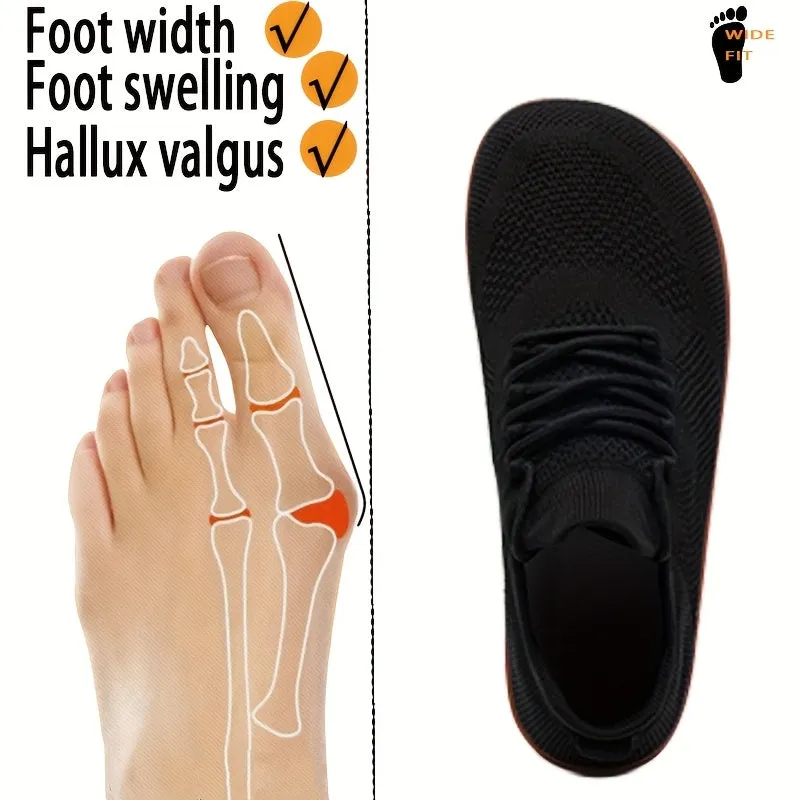 Men's Comfortable Fit Barefoot Sneakers with Non-Slip Sole
