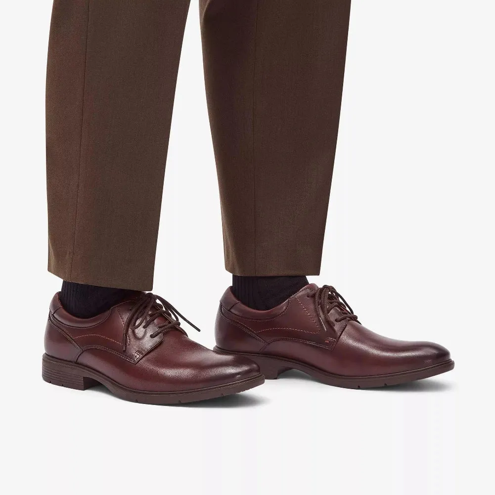 Men's Eldredge Plain - Dark Brown Leather - 26180263