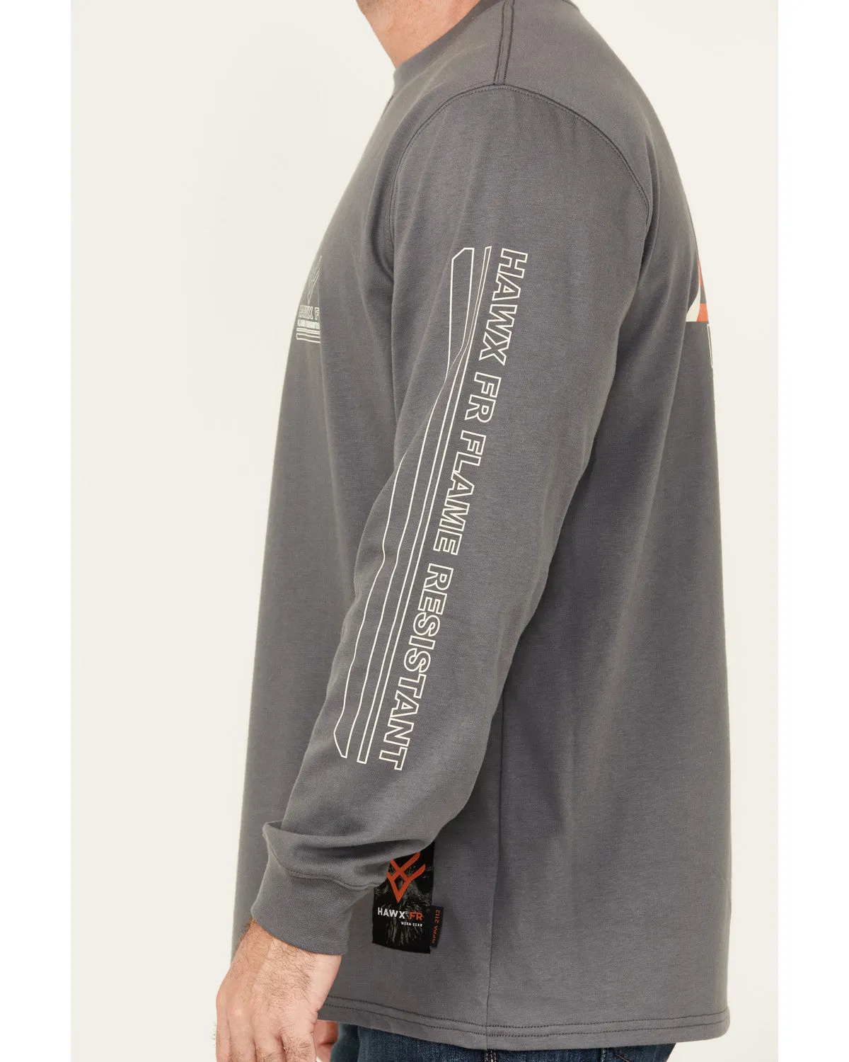 Men's FR Long Sleeve Graphic Work T-Shirt