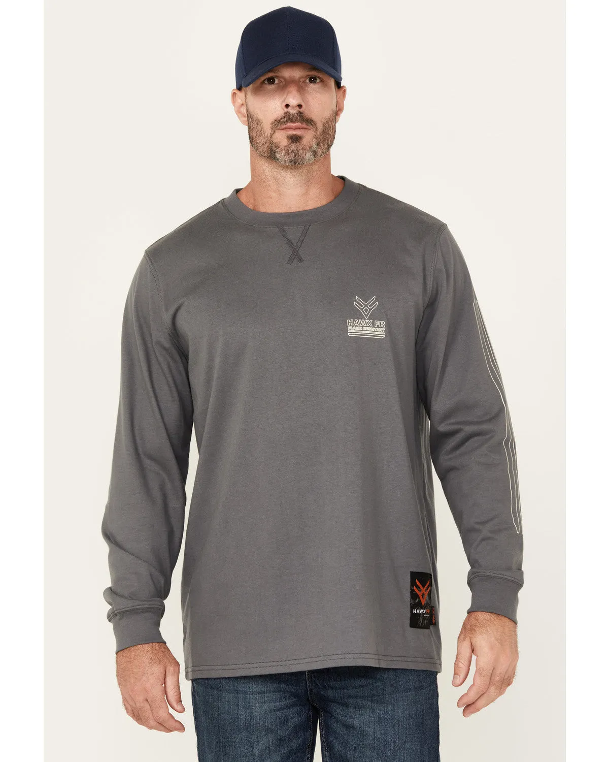 Men's FR Long Sleeve Graphic Work T-Shirt