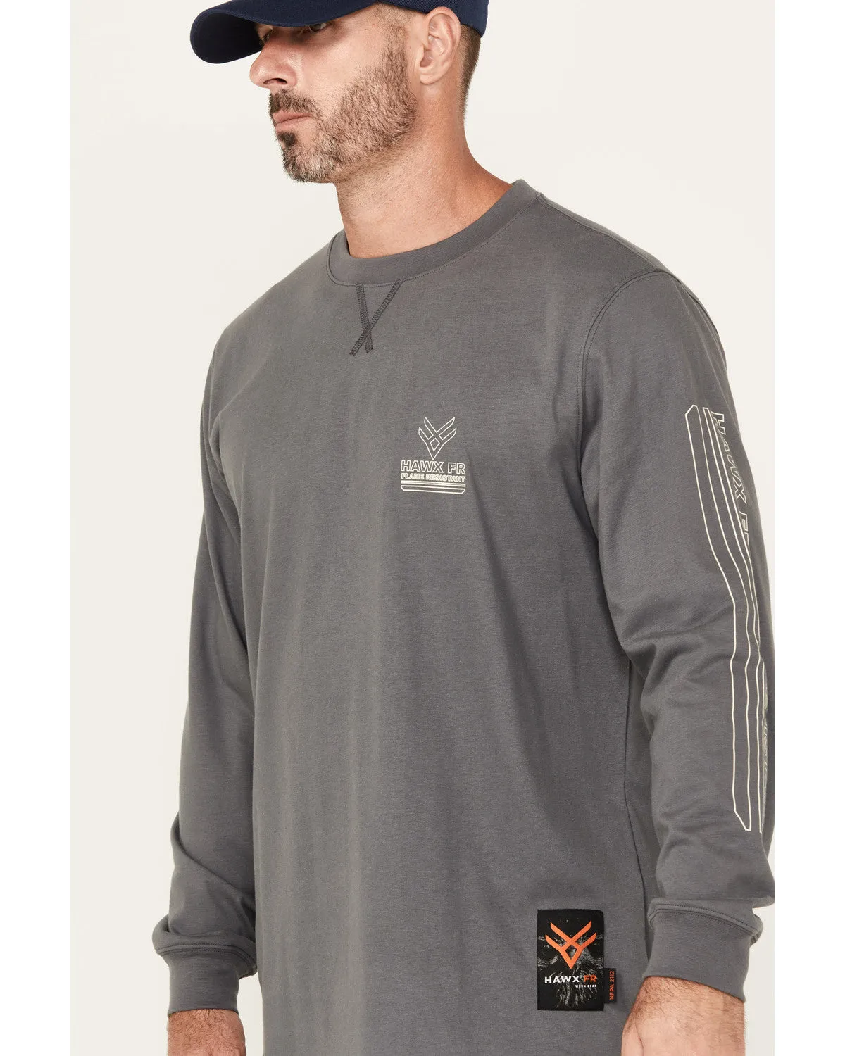 Men's FR Long Sleeve Graphic Work T-Shirt