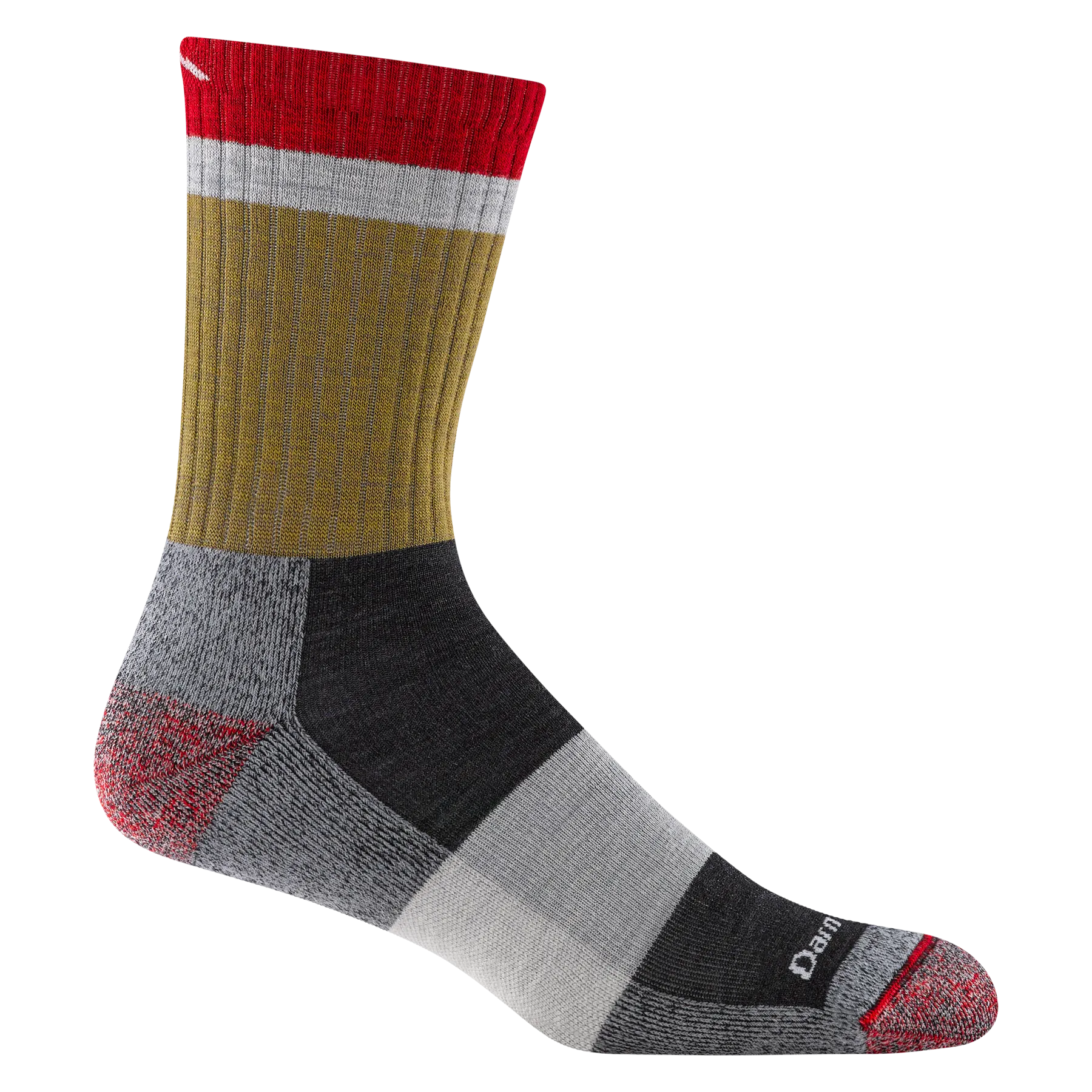 Men's Heady Stripe Micro Crew Lightweight Hiking Sock - 1924