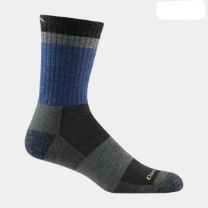 Men's Heady Stripe Micro Crew Lightweight Hiking Sock - 1924