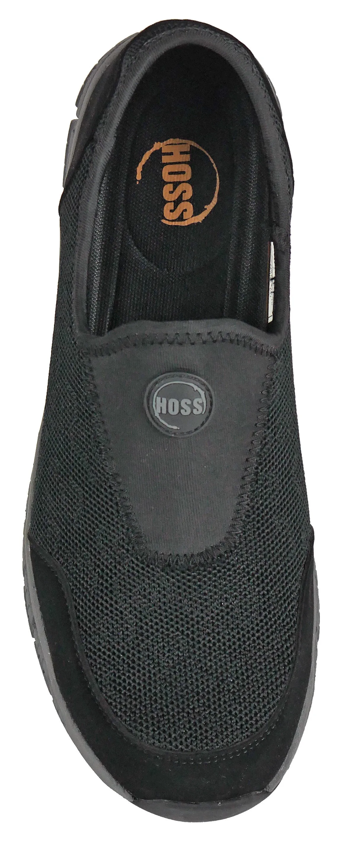 Men's Hoss Meteorite Black, EH, SR, Slip On Composite Toe Shoe