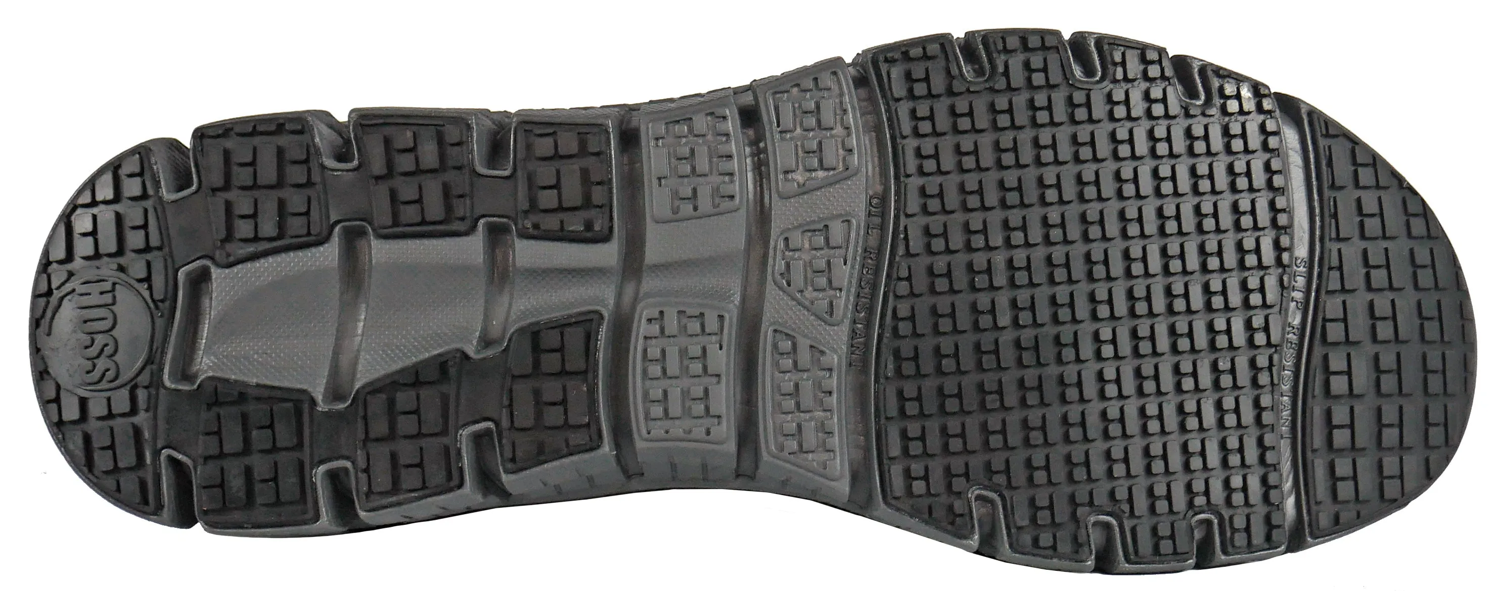 Men's Hoss Meteorite Black, EH, SR, Slip On Composite Toe Shoe