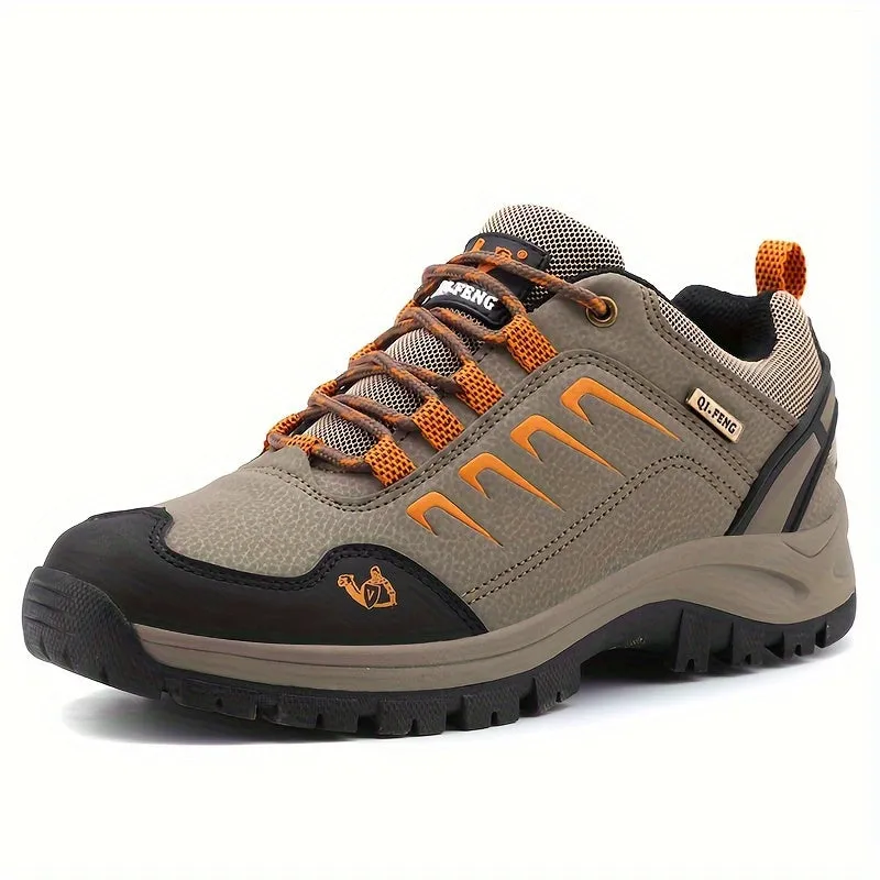 Men's Outdoor Hiking Shoes Solid Color All-Season Sneakers