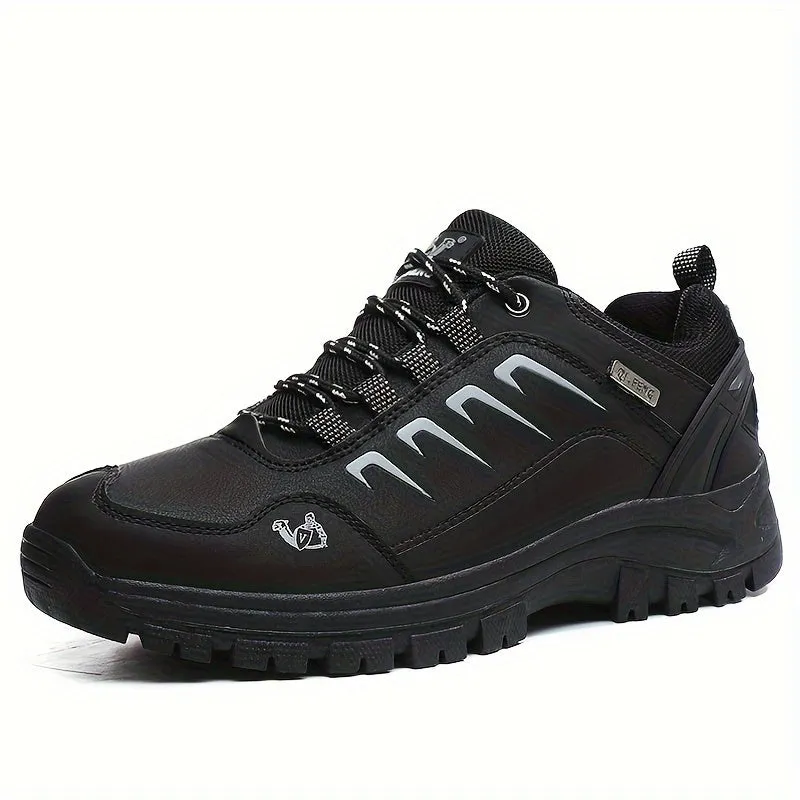 Men's Outdoor Hiking Shoes Solid Color All-Season Sneakers