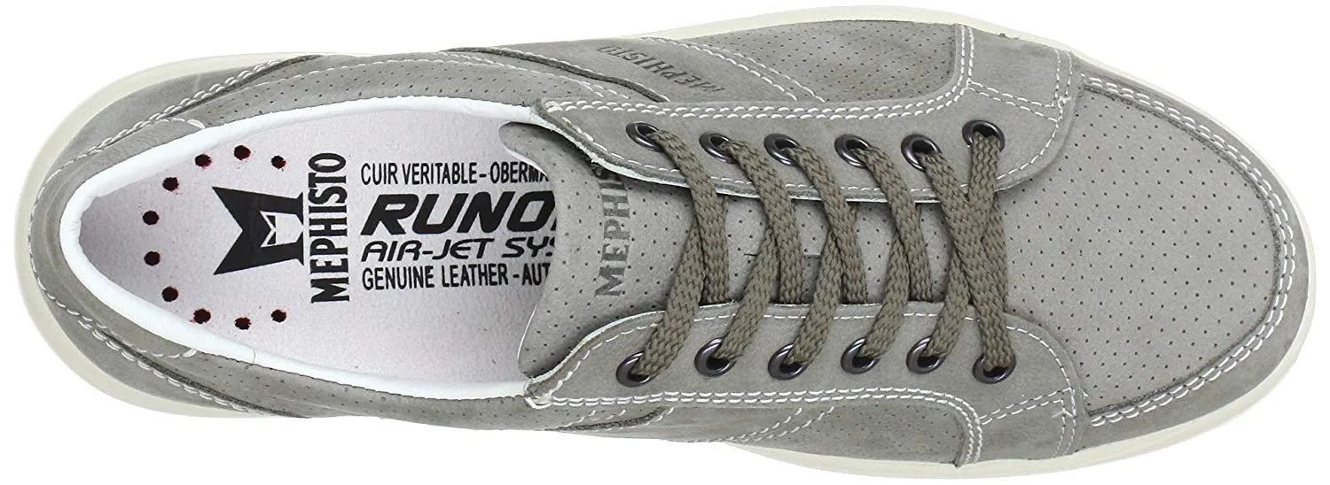 Mephisto HERO PERF light grey nubuck sporty laceshoe for men