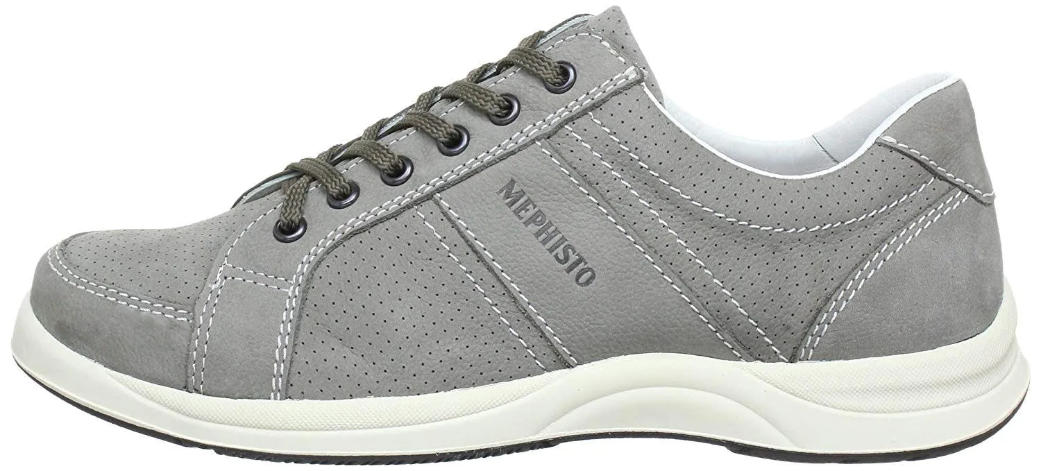 Mephisto HERO PERF light grey nubuck sporty laceshoe for men
