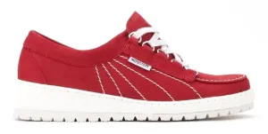 Mephisto LADY MAYA Lace-up Shoe For Women - Red Nubuck