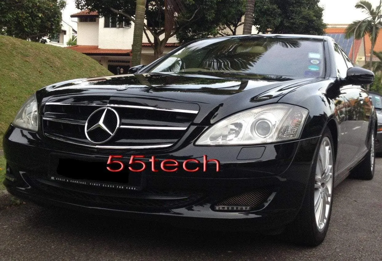 Mercedes Benz W221 2007~2009 S-Class 3 Fins Sports Grille