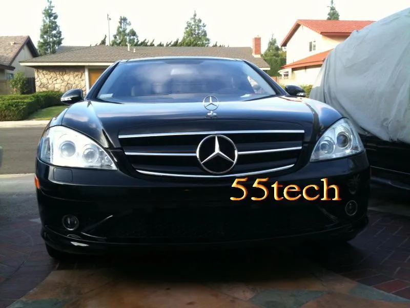 Mercedes Benz W221 2007~2009 S-Class 3 Fins Sports Grille