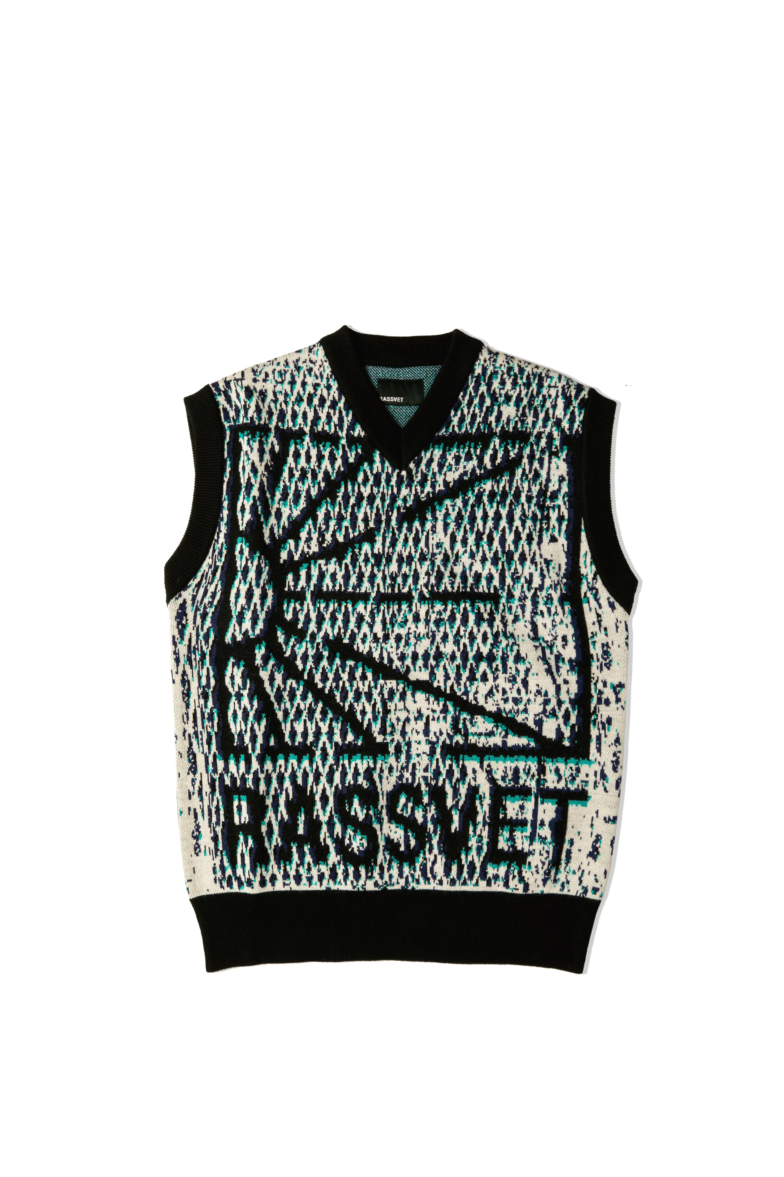 Mesh Camo Sleeveless Jumper Knit