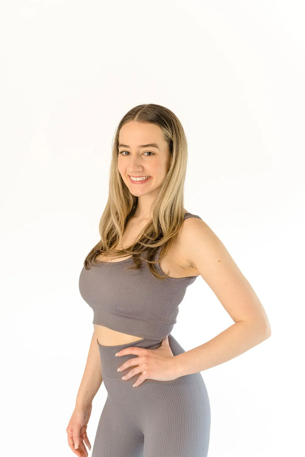 Mila Ribbed Sports Bra