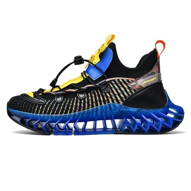 Modern Running Shoes Men Trendy Sneakers Sports Non-Slip High Quality Running Shoes Blade Sneakers Casual Athletic Walking Tennis Shoes Fashion Sneakers For Men