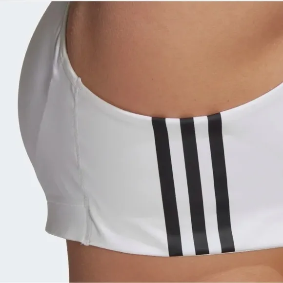 NEW Adidas High Impact Training High Support Plus Sz 3X White Padded Sports Bra