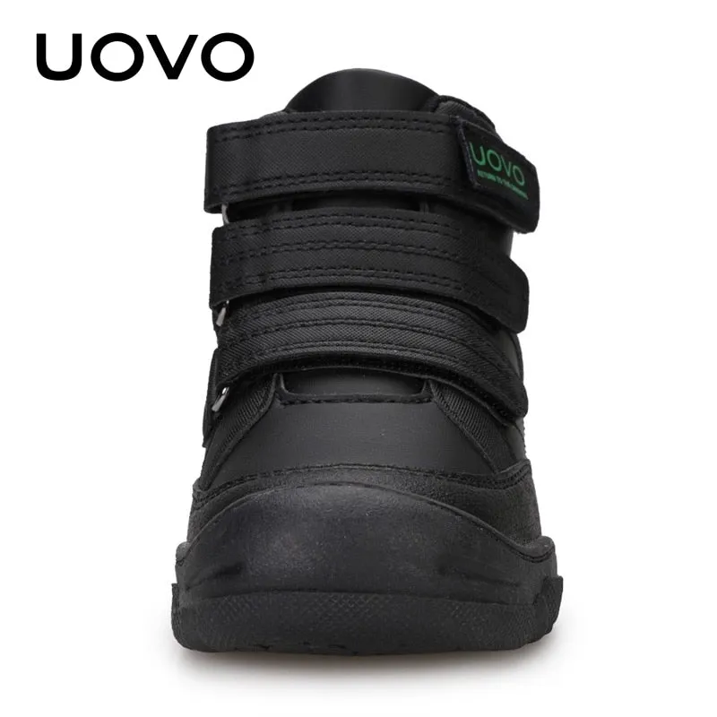 New Arrival School Shoes Mid-Calf Boys Hiking Fashion Sport Outdoor Sneakers
