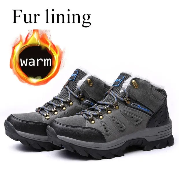 New Autumn Winter Sneakers Men Shoes Casual Outdoor Hiking