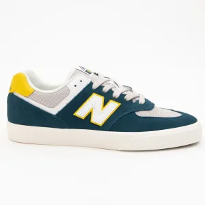 New Balance Numeric 574 VULC - Deep Ocean with Sunflower (Available in WIDE!)