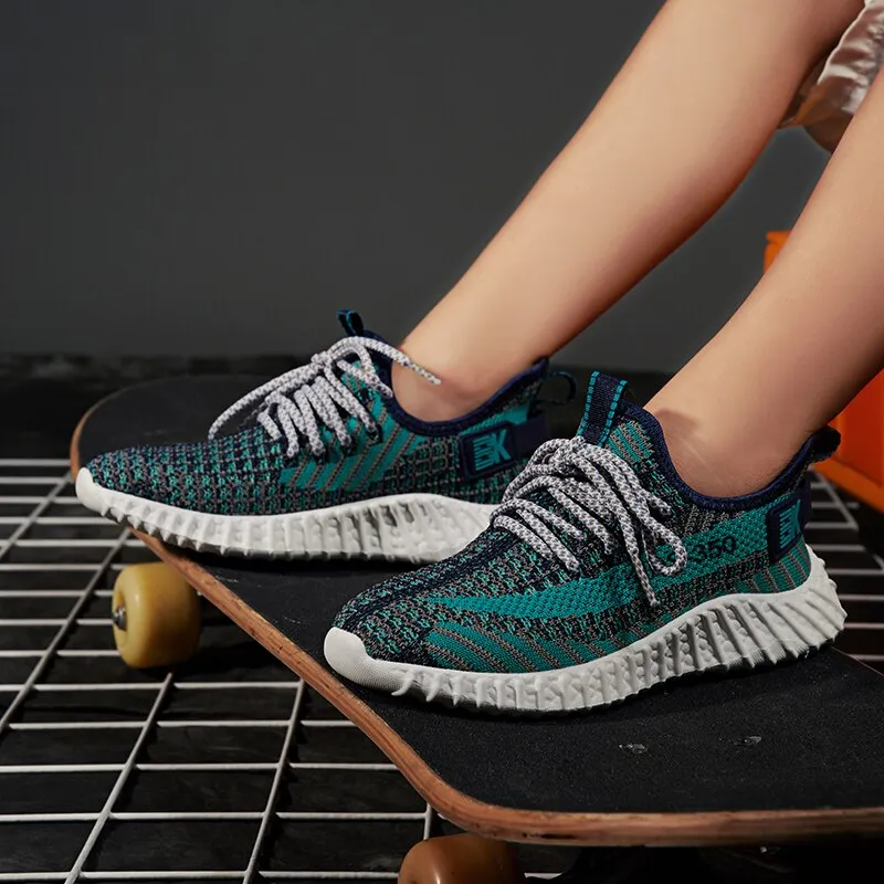 New Kids Fashion Sneakers Breathable Tennis Sport Walking Shoes
