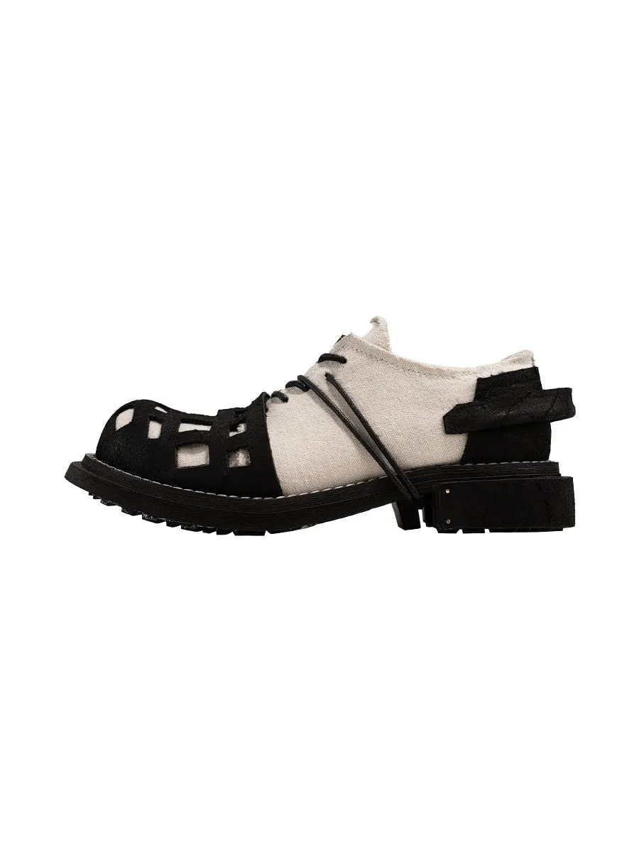 Niche youth retro design breathable canvas men's shoes