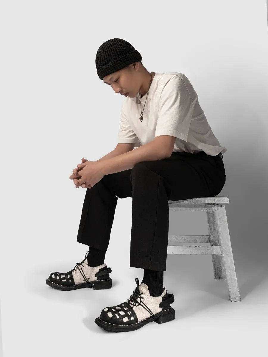 Niche youth retro design breathable canvas men's shoes