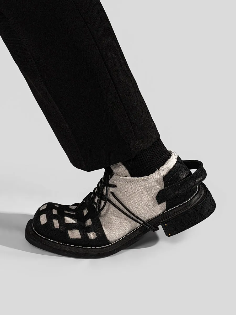 Niche youth retro design breathable canvas men's shoes