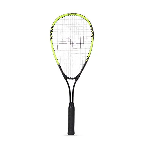 Nivia Alloy Steel Attack-Ti Squash Racquet (Green/Black)