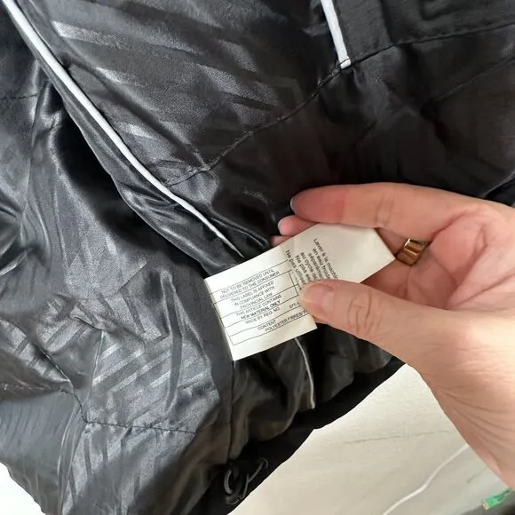 North End Sports Weather Technology Black High Collar Zip Jacket &amp; Pockets S