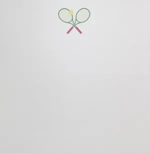 NOTEPAD - BFS - TENNIS - PINK AND GREEN