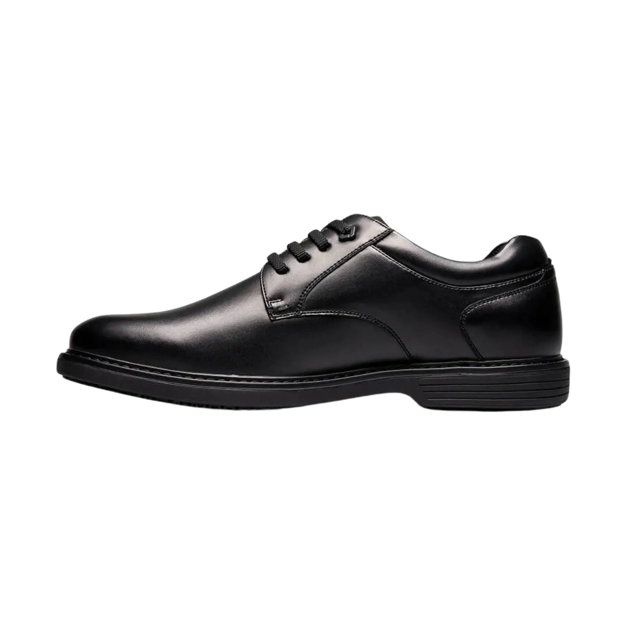 Nunn Bush Wade Work Plain Toe Oxford Work Shoes - Black