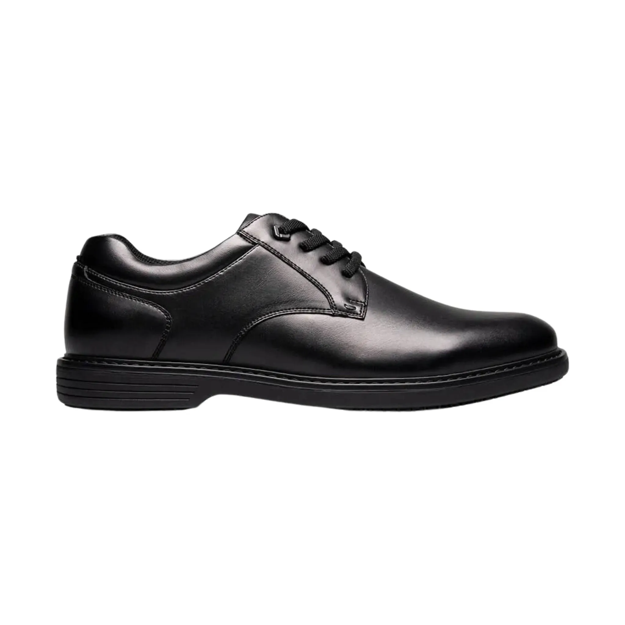 Nunn Bush Wade Work Plain Toe Oxford Work Shoes - Black