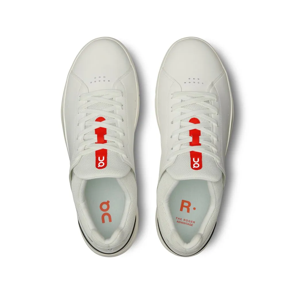 On Running The Roger Advantage (Mens) - White/Spice