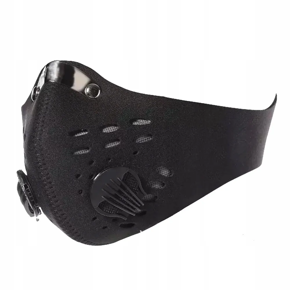 Outdoor Sports Anti-dust Reusable Riding Face Cover with Carbon Filter