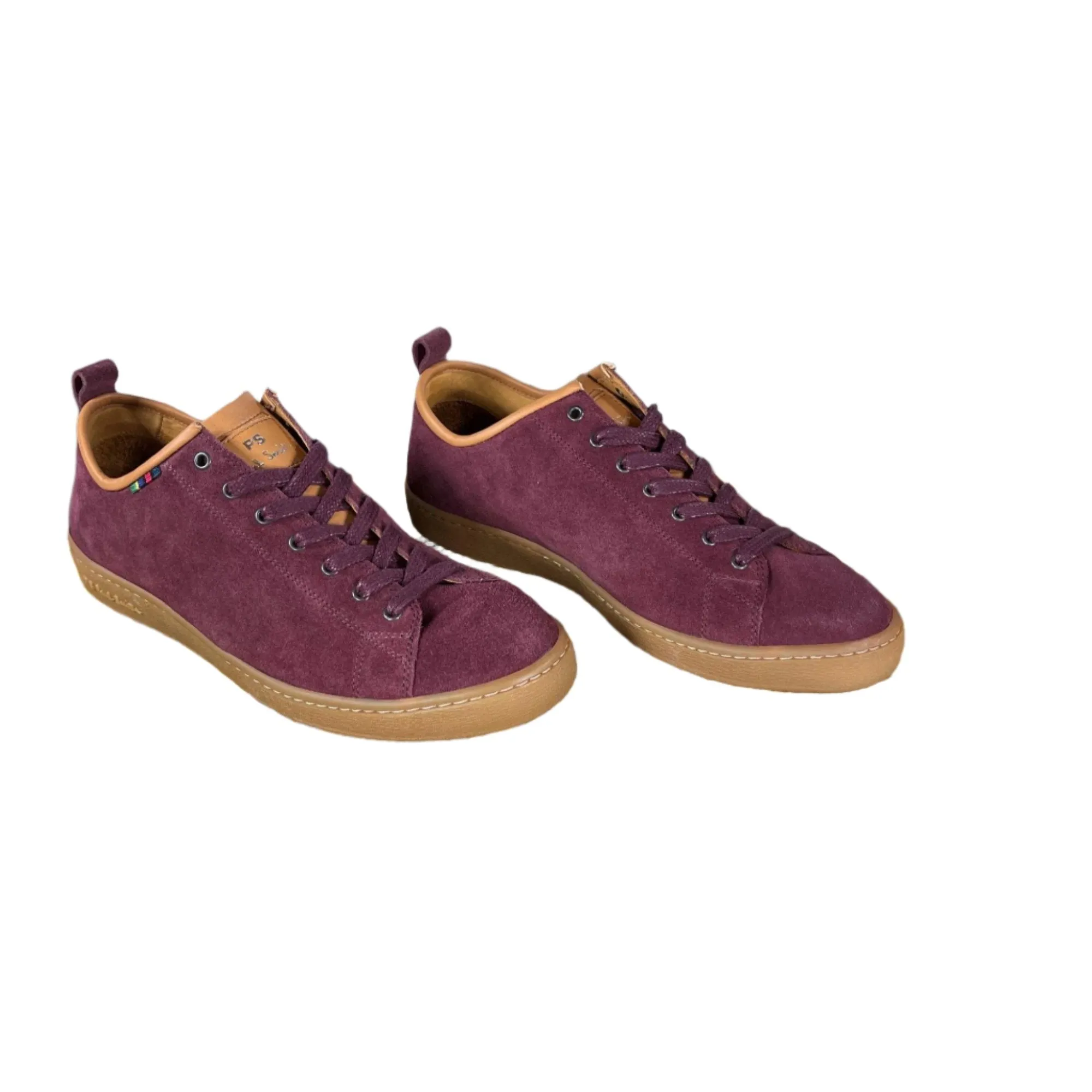 Paul Smith Miyata Bordeaux Suede Low Top Sneakers